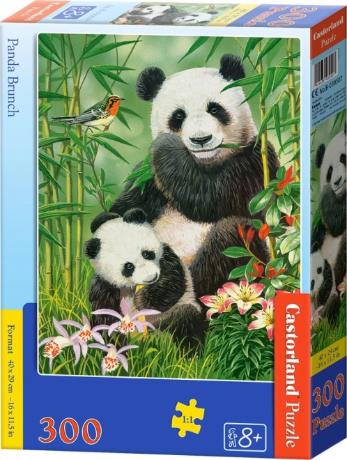 Pandamaci brunch CASTORLAND Puzzle 300 darab