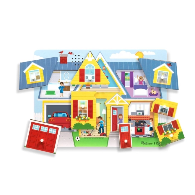Hangos puzzle otthon körül