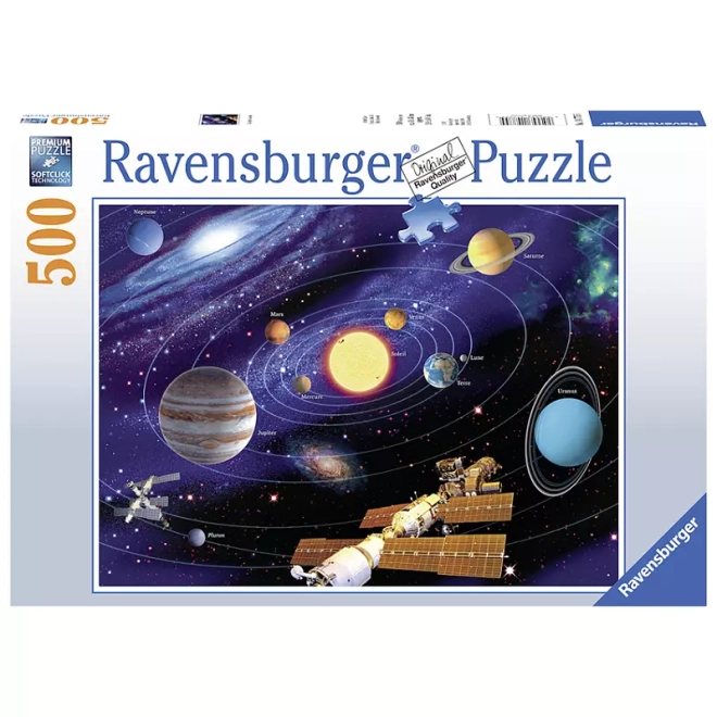 Ravensburger bolygórendszer puzzle 500 darabos