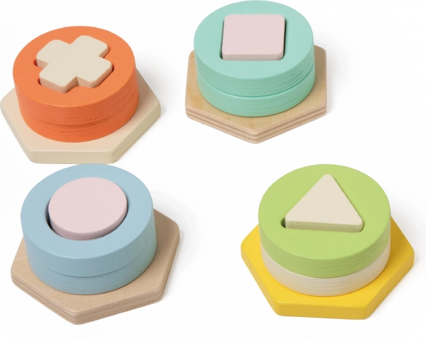 Montessori torony formák és színek osztályozására CLASSIC WORLD