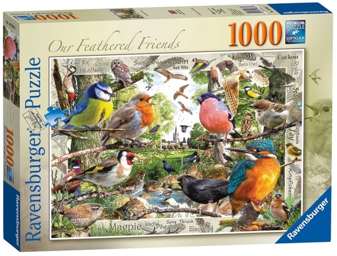 ravensburger puzzle madárbarátaink 1000 darabos