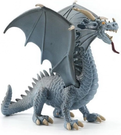 Szürke Sárkány Figura 15,5 cm
