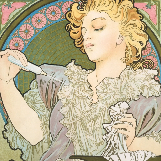 notique - alfons mucha jegyzet naptár 2025