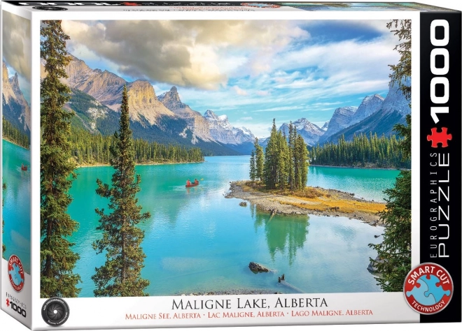 Maligne-tó, Alberta 1000 darabos kirakós