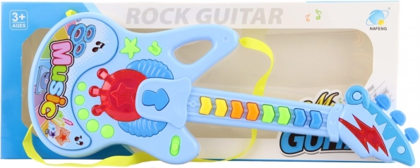 Gyermek műanyag gitár elemes