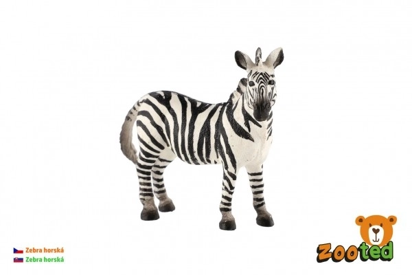 Hegyi zebra műanyag figura 11cm