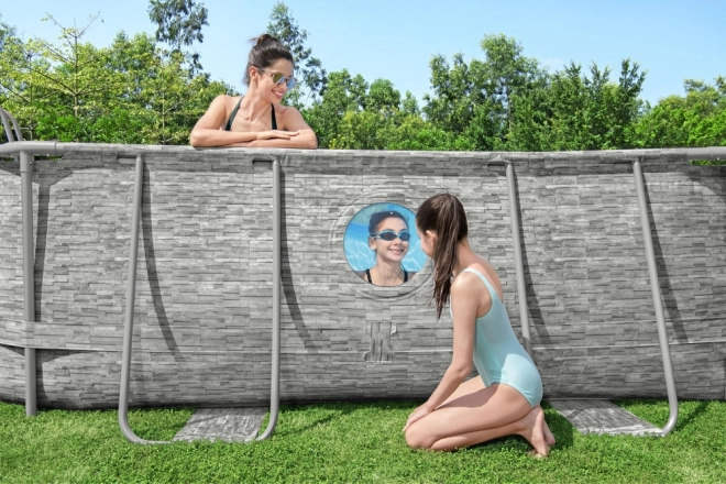 Önhordó Bestway Power Steel Swim Vista medence 427 x 250 x 100 cm