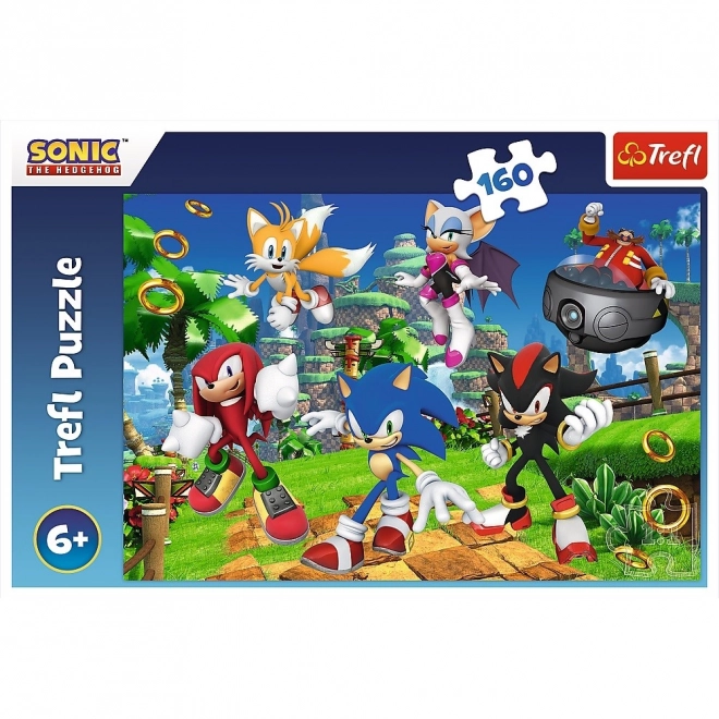 160 darabos puzzle Sonic és barátai