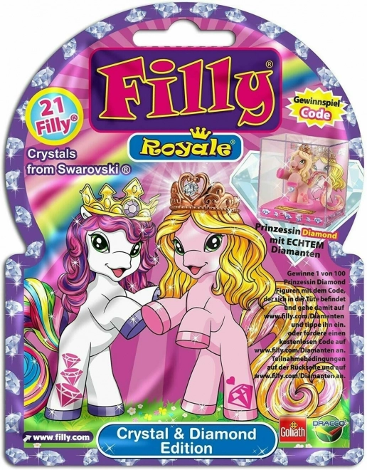 Filly Royale kristály és gyémánt figura