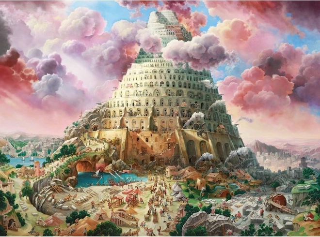 Castorland babylon tornya puzzle 3000 darabos