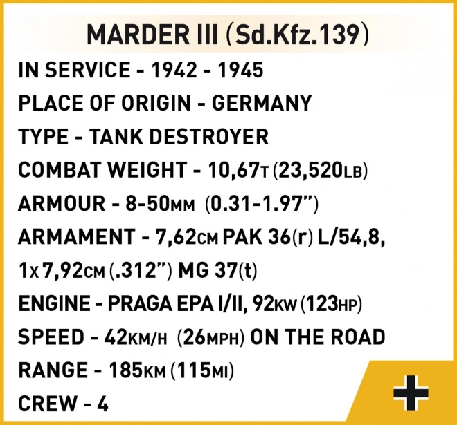 cobi marder III tankelhárító modell