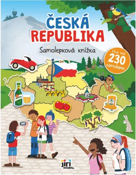 Nagy matricás könyv Csehország