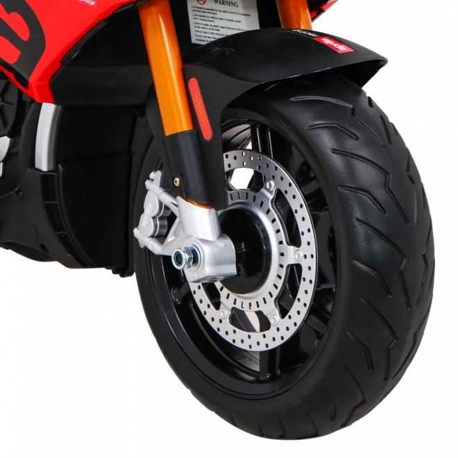 Aprilia gyermek elektromos motor piros színben