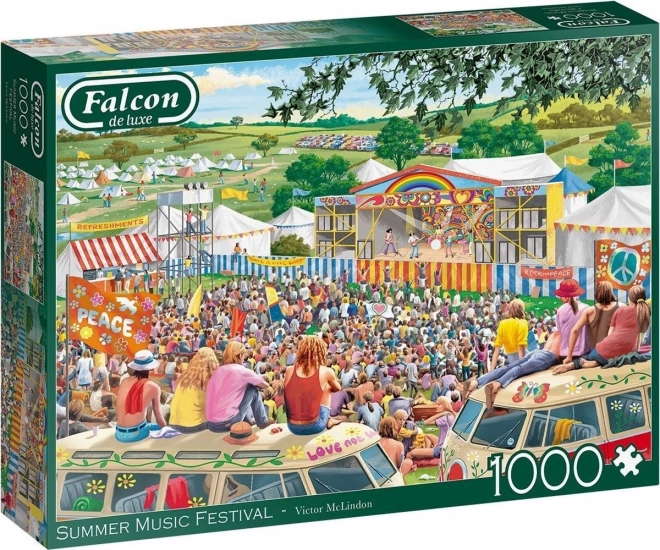 Nyári zenei fesztivál 1000 darabos puzzle