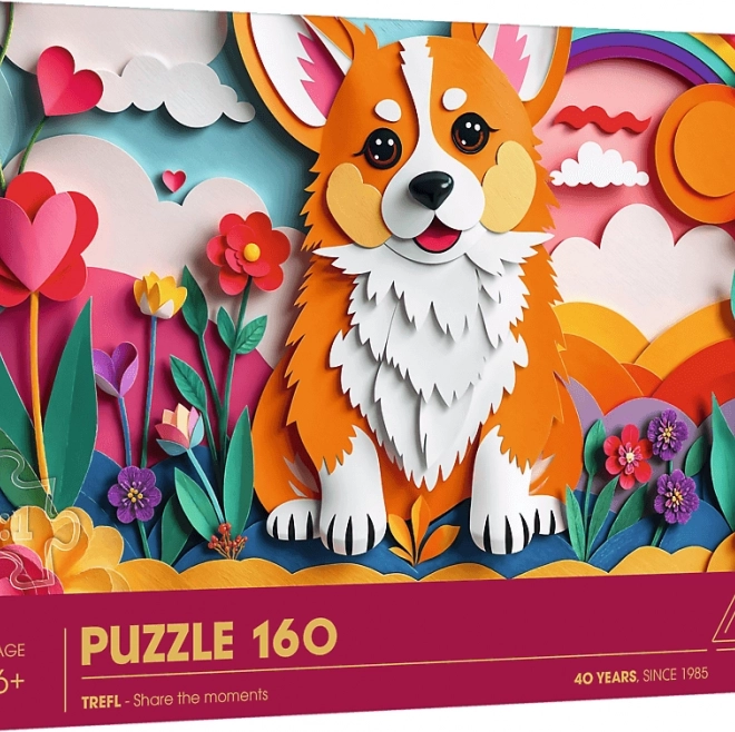 Trefl Puzzle Papír Művészet: Kölyökkutya 160 darab