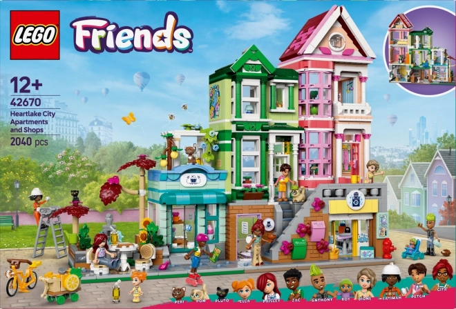 Lego Friends városi lakások és üzletek Heartlake-ben