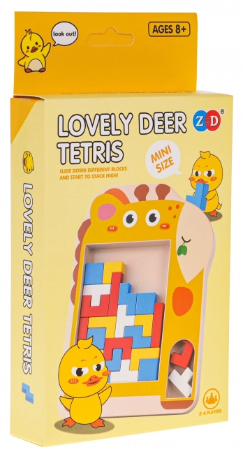 logikai játék - tetris zsiráf