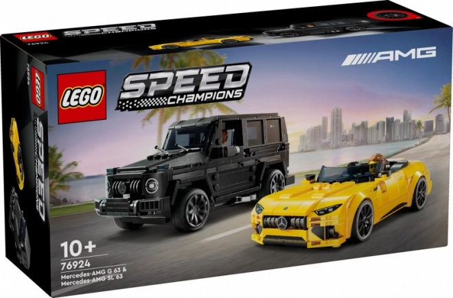 speed champions mercedes-amg dupla építőjáték készlet