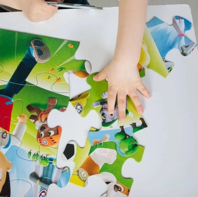 Paw Patrol kétszeres maxi puzzle - Chase, Marshal és Sky