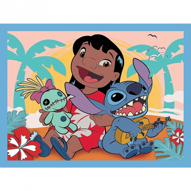 Puzzle és memóriajáték Lilo és Stitch