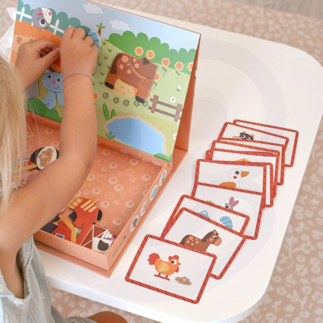 Tooky Toy Mágneses Puzzle Farm