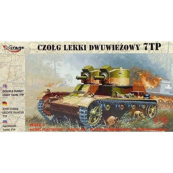 7TP lengyel könnyű tank - Kéttornyos