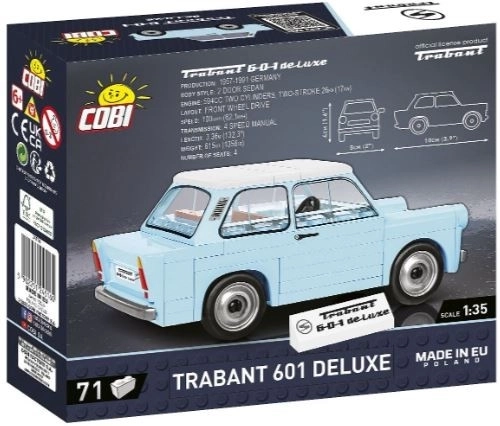 Trabant 601 deluxe építőkészlet