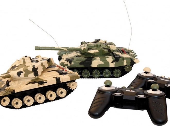 MaDe 2 db távirányítós tank vezető lánctalpakkal