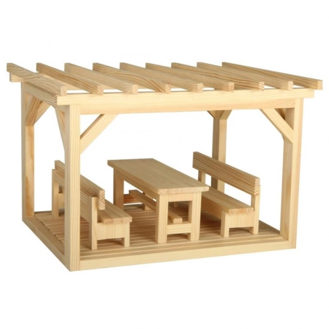 Mini fakerti pergola készlet