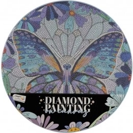Gyémántfestés Mandala pillangóval