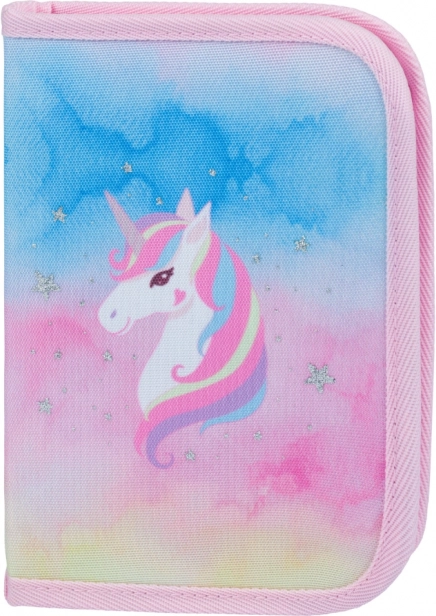 Baagl Zippy Plus Rainbow Unicorn szett: iskolatáska, tolltartó, zsák, kötény, nyakba akasztható pénztárca
