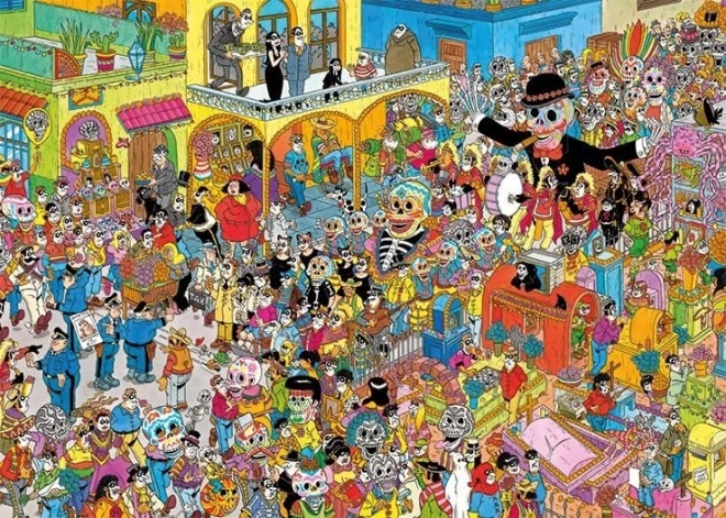 Puzzle JUMBO Dia de los Muertos 1000 darabos