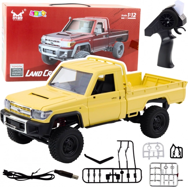 Távirányítós versenyautó MN82 4x4 Off-road Sárga 1:12