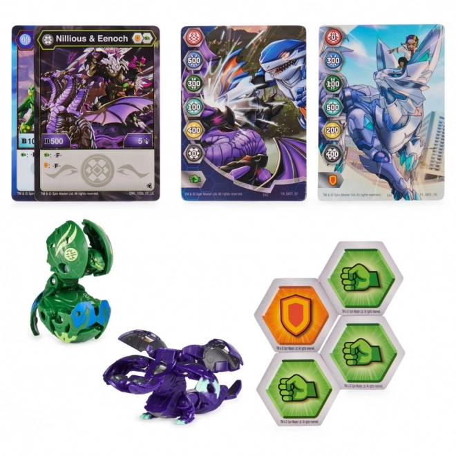 Bakugan fémdoboz exkluzív Bakugan figurával