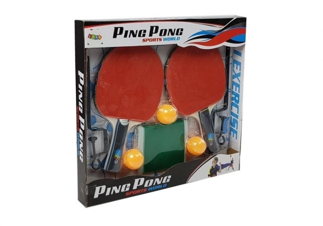 Pingpong készlet ütőkkel és hálóval