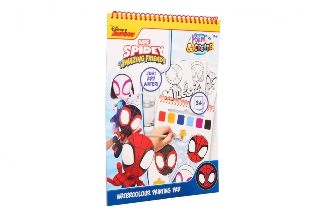 Spidey vízfestékes kifestő