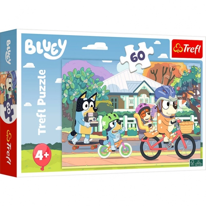 Vidám Bluey 60 darabos puzzle