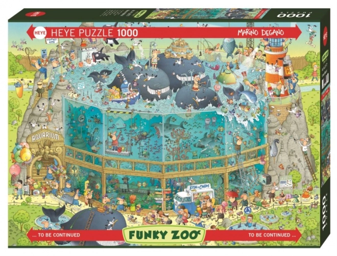 Heye puzzle őrült ZOO: óceán kiállítás 1000 darab