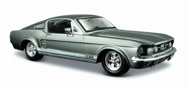 Ford Mustang GT 1967 modellautó 1/24 szürke