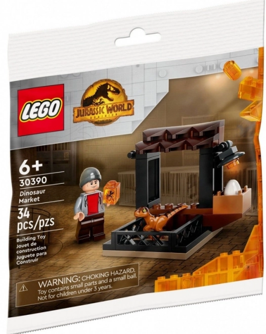 Jurassic World dinoszaurusz piac LEGO készlet