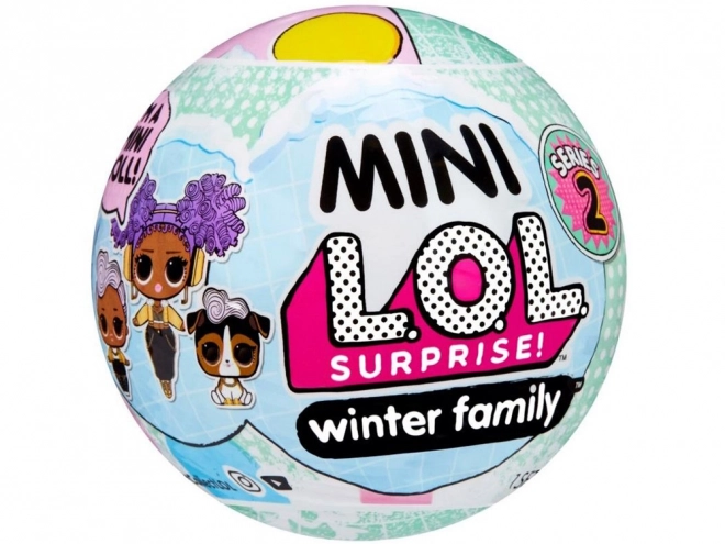 Mini LOL Surprise téli családi gömb babákkal