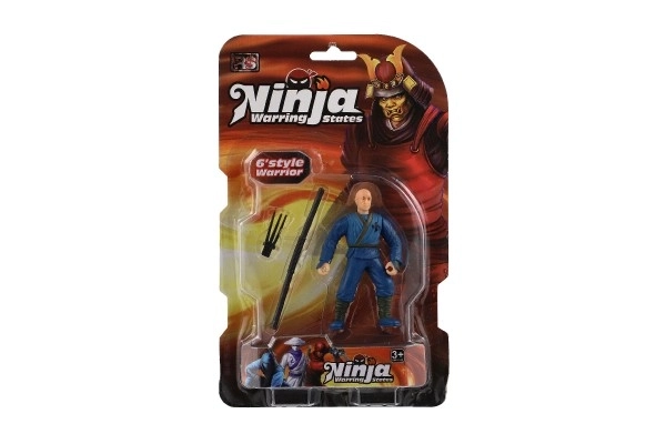 Ninja figura 10 cm kiegészítőkkel