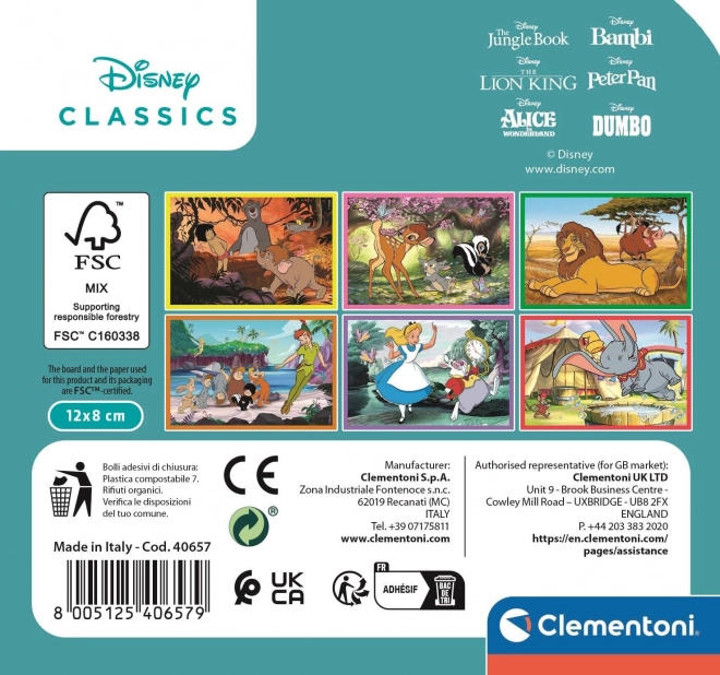 Disney mesés képkockák, 6 kocka