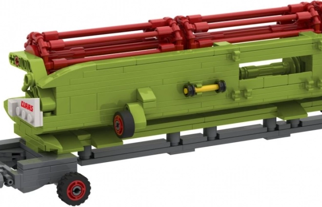 Építőkészlet Brixies Plus Claas Lexion 8900 Terra Trac pótkocsival