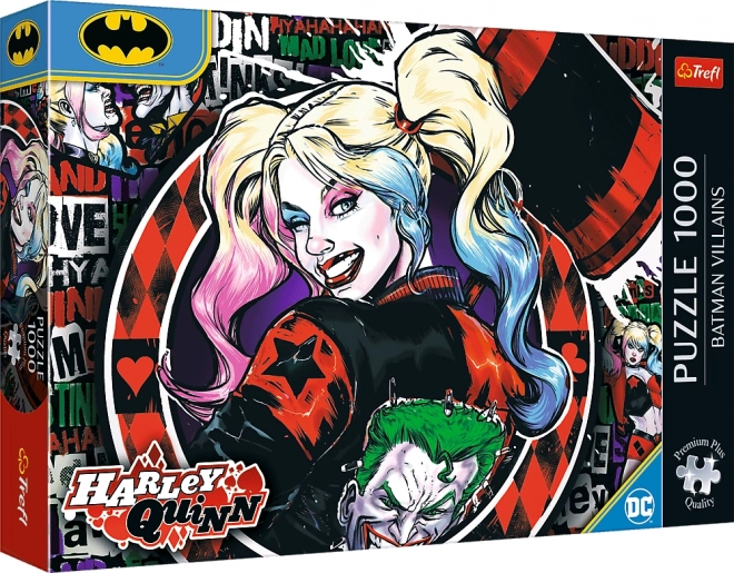 Prémium Plus 1000 darabos puzzle - HARLEY QUINN és BATMAN