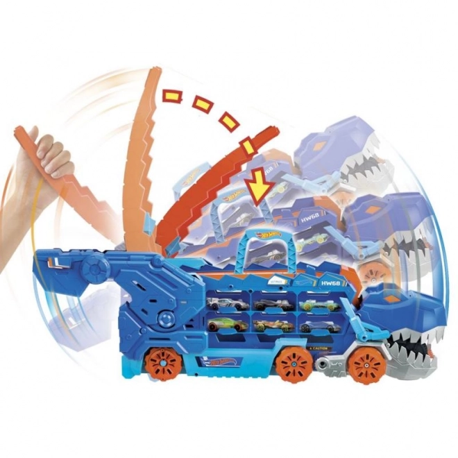 Hot Wheels T-Rex Mega Szállítójármű
