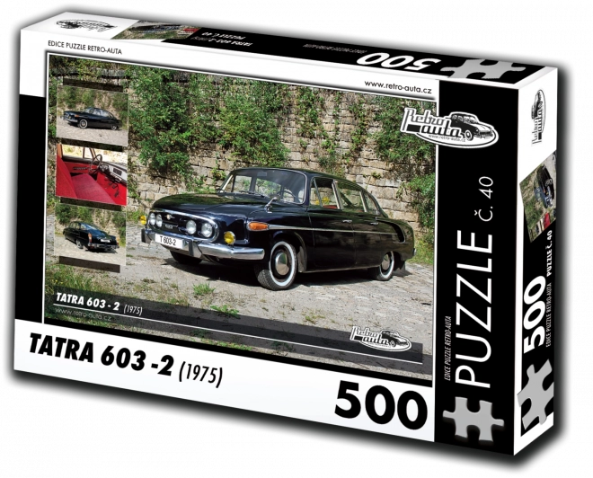 Retro autók puzzle Tatra 603-2 500 darab