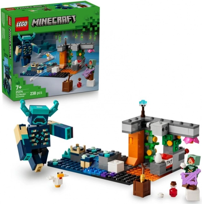 LEGO Minecraft találkozás a Őrzővel