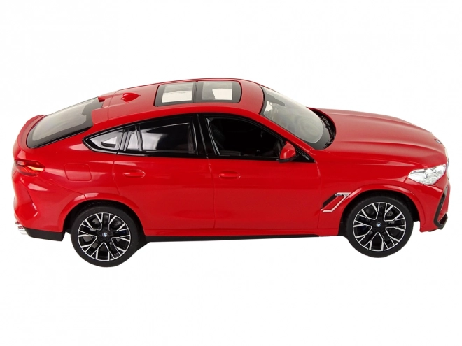 Távirányítós autó BMW X6 M piros