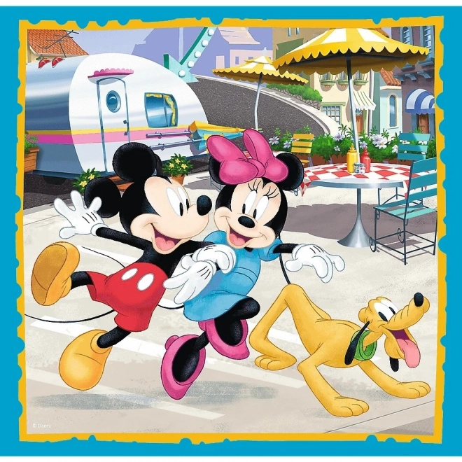 Trefl puzzle Mickey egér és barátai 3 az 1-ben (20, 36, 50 darabos)